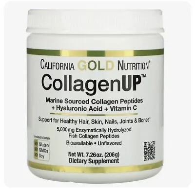 California Gold Nutrition CollagenUP Hydrolysed Marine Collagen Hyaluronic Acid • £25.75