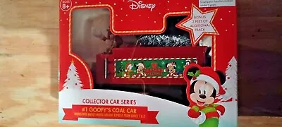 Mickey Mouse Holiday Express Disney Train Car Series #1 Goofy's Coal Car NEW • $24.99