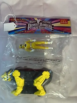 Mighty Morphin Power Rangers The Movie 1995 - McDonalds Toys *YELLOW RANGER * • $13.50