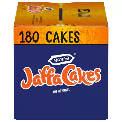 McVities Jaffa Cakes 180 Cakes Biscuits 6 X 30 Pack (2.19kg) • £20.97