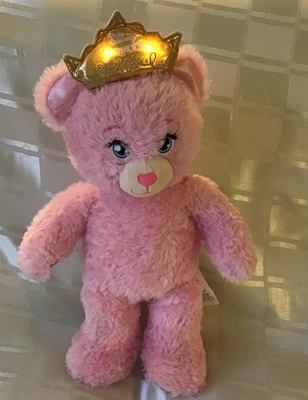 £5.95 • Buy Disney Princess Build A Bear - Pink Sparkle - Strawberry Scented -Light Up Tiara