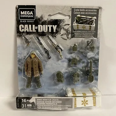 NEW Mega Construx Black Series Call Of Duty Winter Crate 31 Pcs COD • $21.90