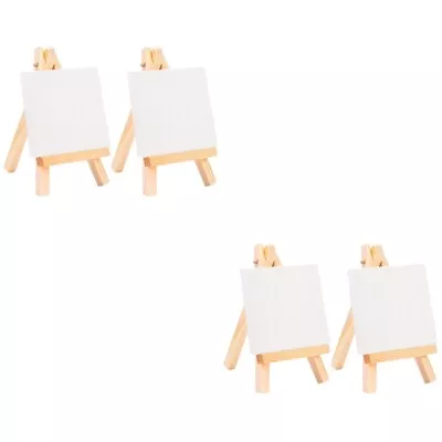 Canvas Panel Easel Natural Wood Display Easel Displaying Photos Easel • $10.62