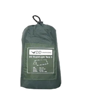 DD Hammocks SuperLight Tarp S: Waterproof Shelter For Ultralight Solo Camping • £55.95