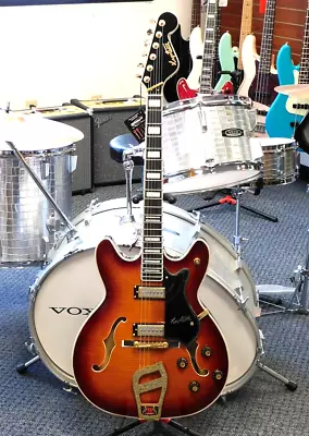 2022 Hagstrom '67 Viking II Limited-Edition Hollowbody Electric Guitar! Sunburst • $799