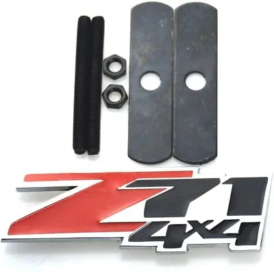 1pc Grille Z71 Emblem 4x4 Replacement For  Silverado Sierra Tahoe Red • $10.19