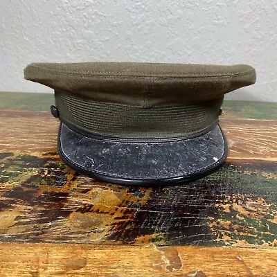 Marine Corps Officer Service Dress Hat Cover Size 6 7/8 USMC Alphas Lancaster • $39.99