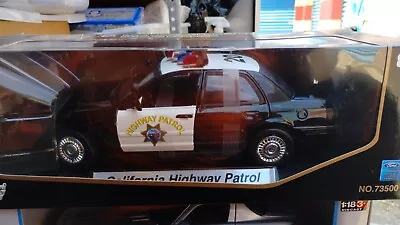 Motorworks Ford Crown Victoria California Highway Patrol Car 1 18 Scale Diecast • $99.99