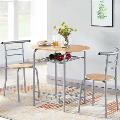 3 Piece Dining Table Set Chairs Wood Dinette Table For Home Kitchen Breakfast • $96.89