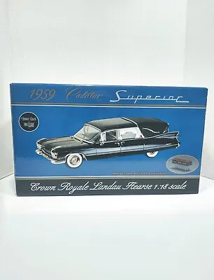 1959 Cadillac Crown Royal Landau Hearse 1:18 Die Cast By Precision Miniatures  • $475