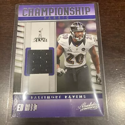 2023 Panini Absolute Championship Fabric -Ed Reed Baltimore Ravens  • $1.49