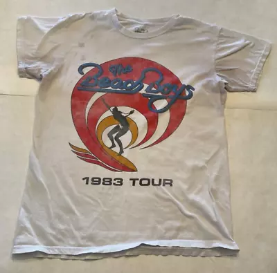 Vintage Style Beach Boys 1983 Concert Tour  Size Medium Stained • $6