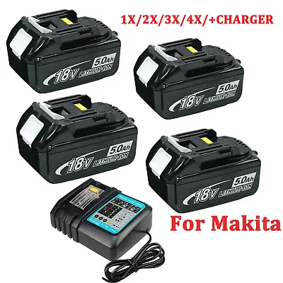NEW 18V For Makita BL1860 Battery BL1850 LXT Li-ion 5.0ah Battery BL1830 UKSTOCK • £18.49