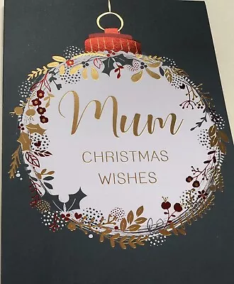 🎄new Bauble Themed Mum Christmas Card “mum Christmas Wishes” (free Post)🎄 • $4.95