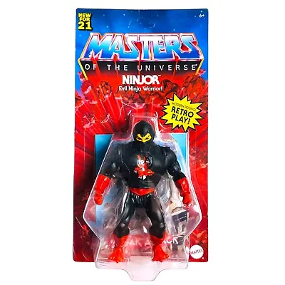 Masters Of The Universe Origins Ninjor 2021 MOTU 5.5” Figure Unpunched Ships Now • $39.05
