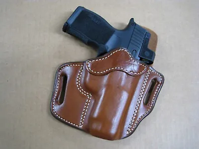 Azula Leather 2 Slot Belt Holster For Pistols With Optic Mounted . Choose Gun -A • $49.95