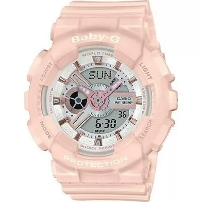 Casio Baby-G Pastel Pink Analogue/Digital Watch BA110RG-4A BA-110RG-4A • $169.90