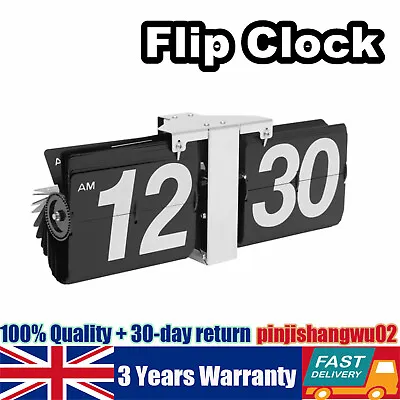 Wall Mounted Flip Clock No Case Digital Clocks Wall Mantel Table Tabletop Clock • £56.05