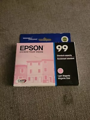 NEW - Epson 99 Ink Cartridge - Light Magenta Made In USA NIP 1/2013 • $19.99