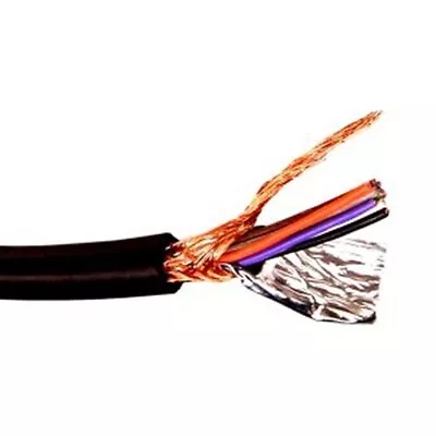 10 Core Screened Multicore Cable. Stranded Copper Conductors Braid Screen PVC • £23.85