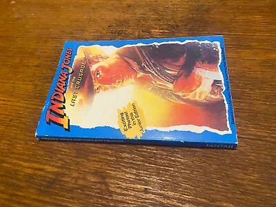 Indiana Jones And The Last Crusade (Junior Edition) Paperback 1989 • $12