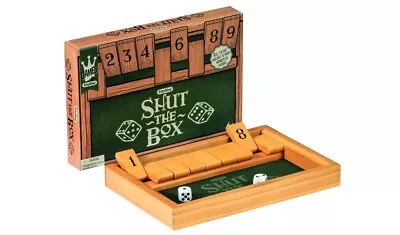 Shut The Box Game - Lassic Tabletop Dice Game-Great For Families - Free Shipping • $14.99