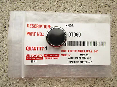 Fits: 09 - 15 Toyota Venza Radio Cd Player Receiver Display Knob Qty 1 Oem New • $37.39