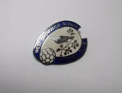 West Bromwich Albion Fc - Vintage Large Enamel Crest Badge - Reeves • £10.99