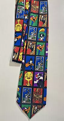 Looney Tunes - Stamp Collection Tie 1997 - 4 W 55 L - Warner Bros - USPS • $10