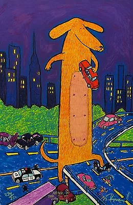 Matt Rinard ATTACK OF THE 50 FT WEENIE Hand Signed Limited Edition Lithograph • $69.99