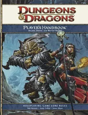 Dungeons & Dragons Player's Handbook: Arcane Divine And Martial Heroes [Rolepl • $10.93