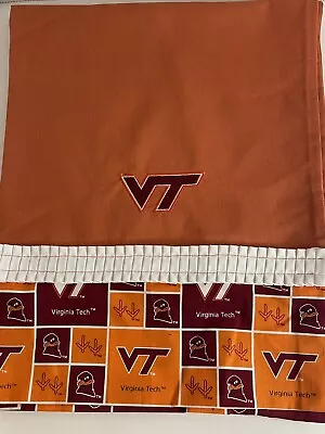 Virginia Tech NCAA Collegiate Cotton Fabric Table Runner  Unique • $20