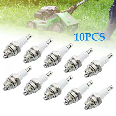 10× 2-Stroke Spark Plugs Lawnmowers Strimmers Hedge Trimmers Chainsaws L7T Type • £13.35