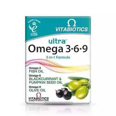 Vitabiotics - Ultra Omega 3.6.9 Capsules (60) • £13.99