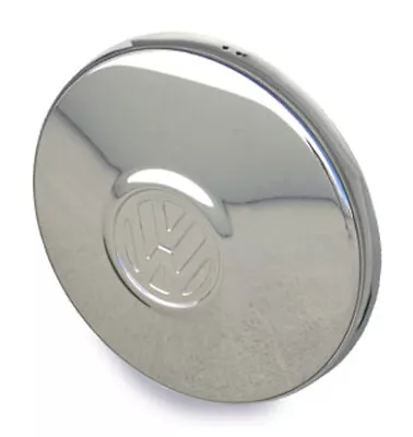 $30 • Buy Vw Type 1 2 3 Bug Late Bay Bus Ghia Super Beetle Chrome Stock Hub Cap Sold Each