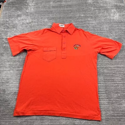 VINTAGE Florida Gators Polo Shirt Mens Large Orange Collegiate Adult • $15.32