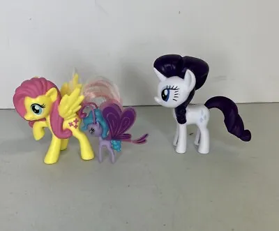 My Little Pony Rarity Burger King Figure Blind Bag Lilac Breezie Fluttershy Lot • $5.56