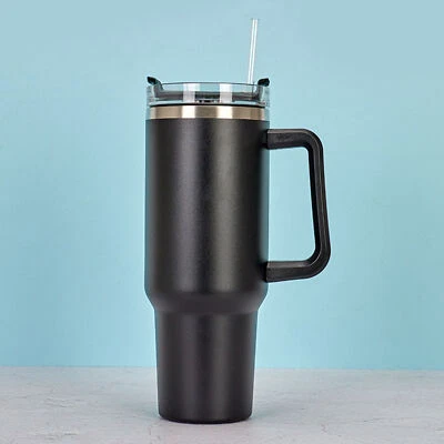 $11.09 • Buy 40oz Thermal Vacuum Cup Coffee Mug Stainless Steel Travel Cup With Handle