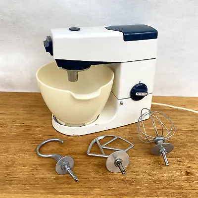 🔹 Vintage Kenwood Chef A701A Countertop Mixer With Attachments & Mixing Bowl • $229
