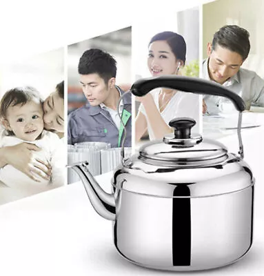 7L Stainless Steel Kettle Whistling Tea Kettle Coffee Kitchen Stovetop Induction • $43.49