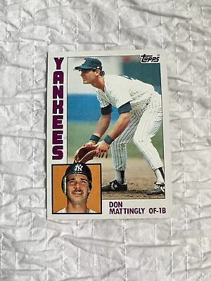 1984 Topps Don Mattingly Rookie Card RC #8 New York Yankees • $9.99