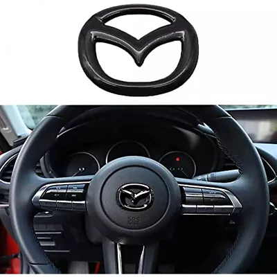 Car Steering Wheel Emblem Logo Badge Decal Sticker For Mazda 3 6 CX-3 CX-5 CX-10 • £15.28