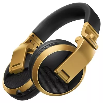 Pioneer HDJ-X5BT Over-Ear DJ Headphones W/ Bluetooth Wireless Technology (Gold) • $149