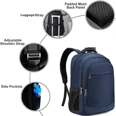 Backpack 40L Hiking Rucksack 15 Inch Laptop Trekking Travel School Bags Outdoor • £12.99