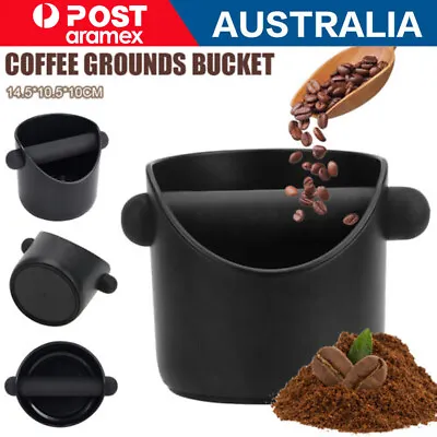 $12.69 • Buy Coffee Knock Box Bin CREMA PRO Espresso Grinds Tamper Waste Container Tamp Tube