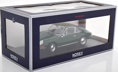 1968 Porsche 901 911 L Coupe Green Norev 187640 1:18 Green • $210.60