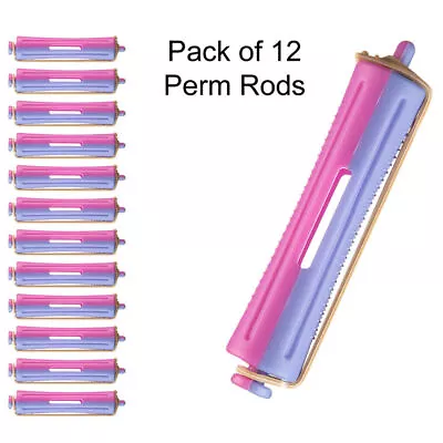 Perm Rods Curling Rollers SMALL MEDIUM LARGE Wave Pack Of 12 • £3.07