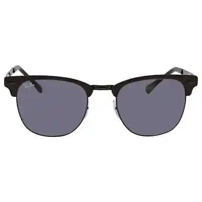 Ray Ban Clubmaster Metal Blue Classic Unisex Sunglasses RB3716 186/R5 51 • $155.09