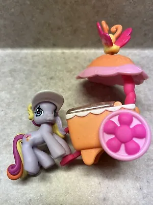 My Little Pony Triple Treat G3.5 Ponyville Meet For Ice Cream Cart 2006 Set • $9.88