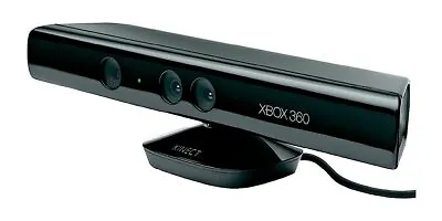 Authentic Xbox 360 Kinect Sensor Black + Kinect Adventures Game + US Seller • $34.99